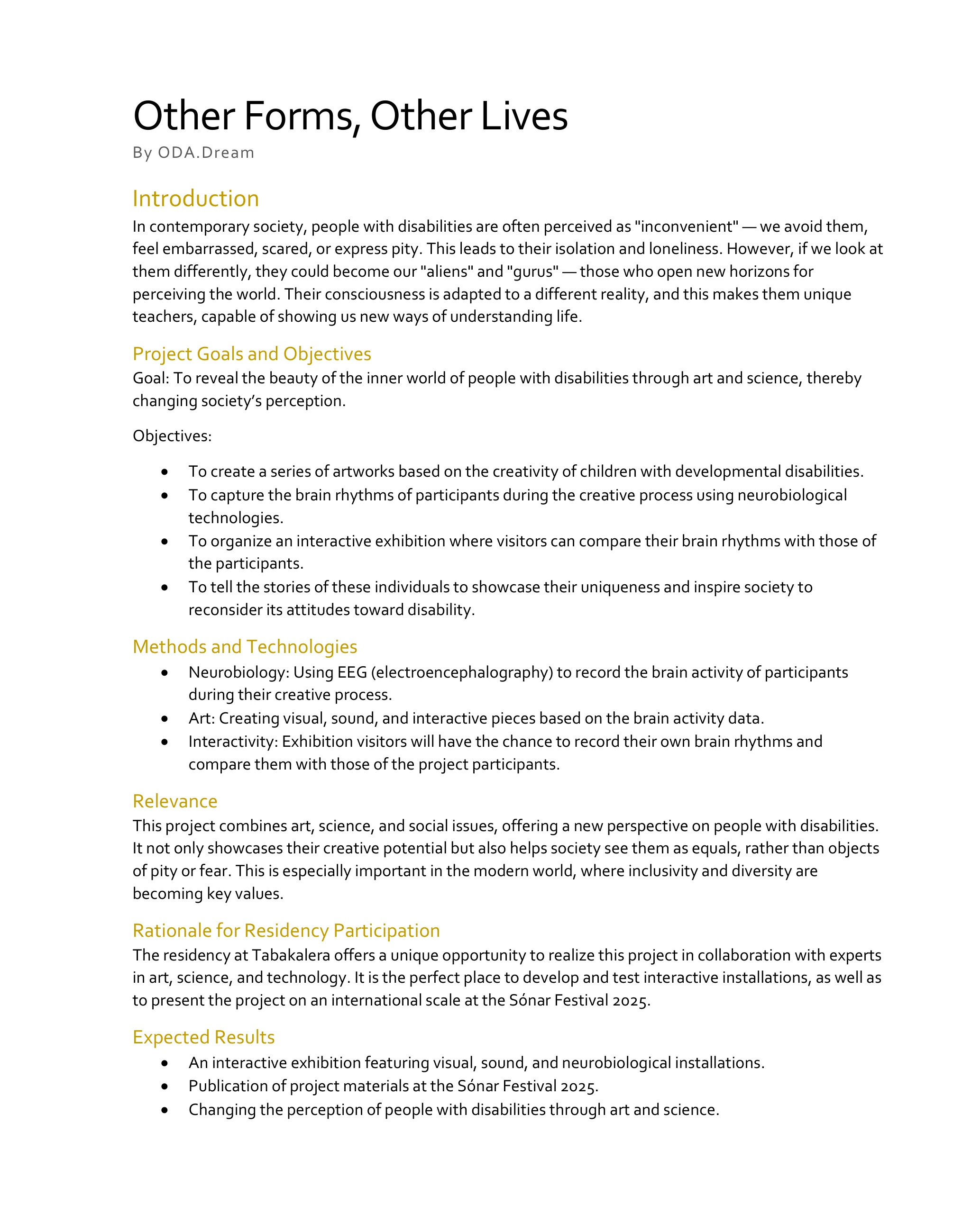Other People · EN dossier, content selection — page 1