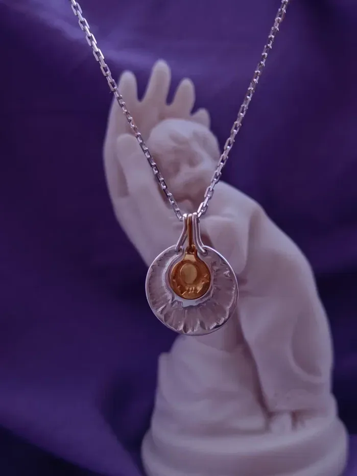 Mom and Baby · pendant and figurine