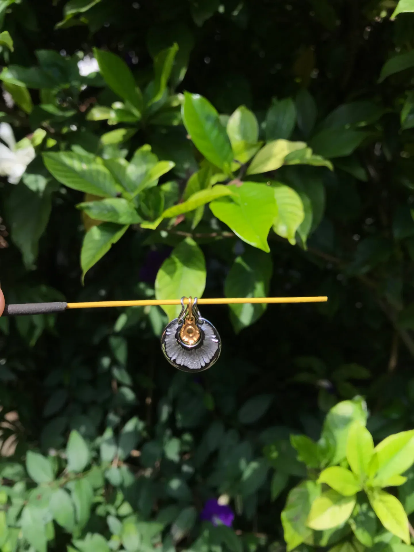 Mom and Baby · pendant on leaves