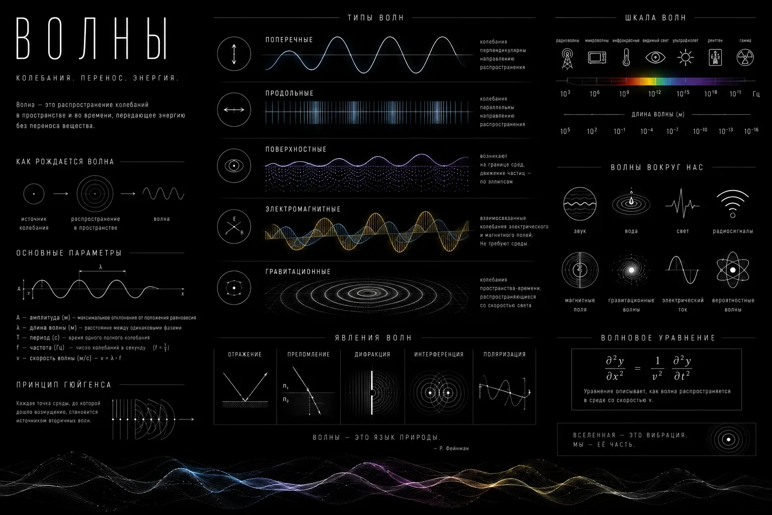 Interference · authored poster “Waves”