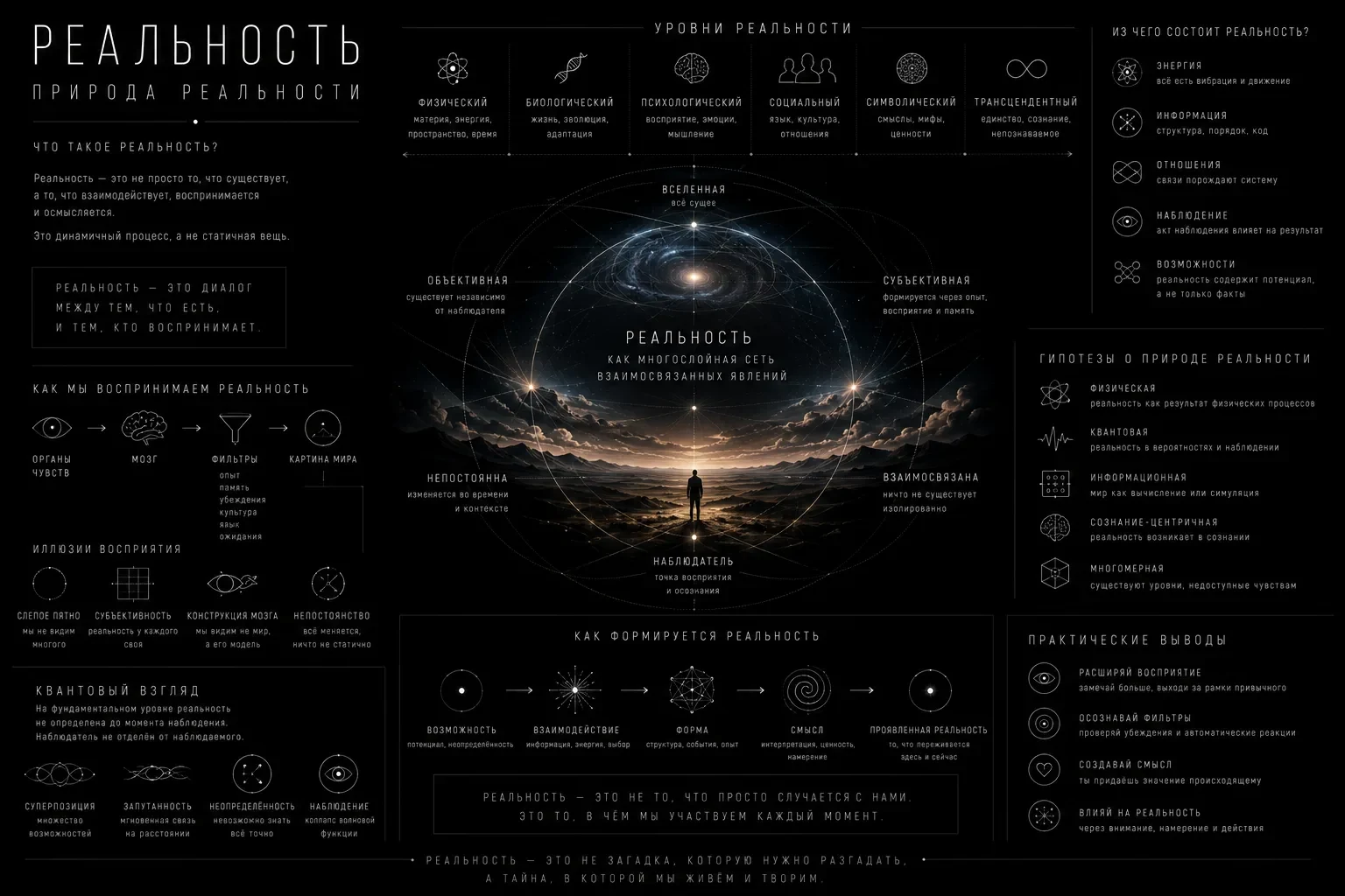Interference · authored poster “Reality”