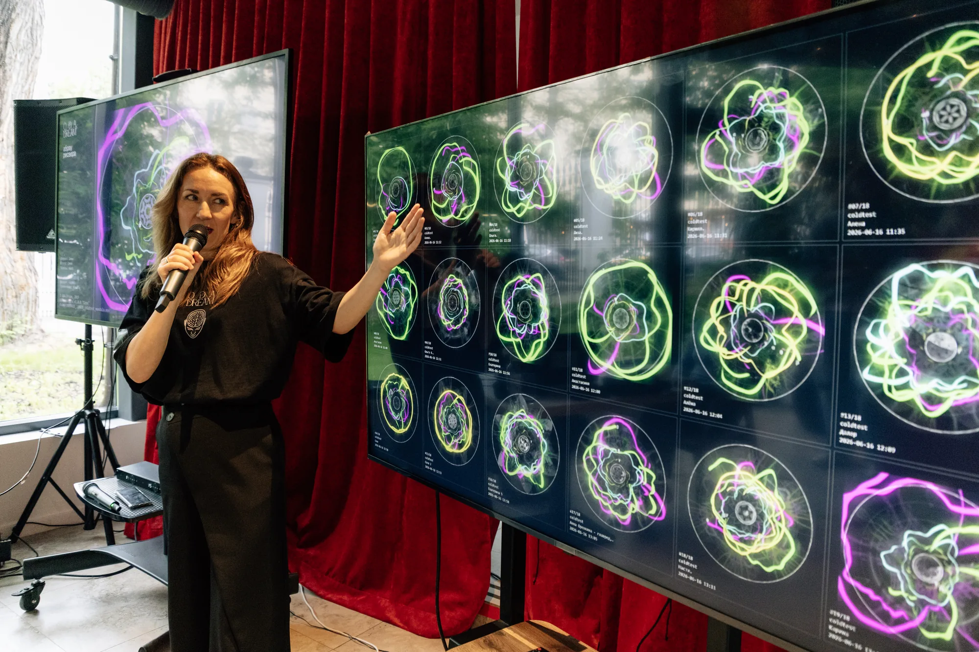 Neuromandala · demonstration at Abrau Club, Moscow